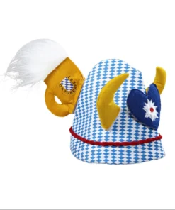 WIDMANN Grappige Hoed Oktoberfest In Beierse Print