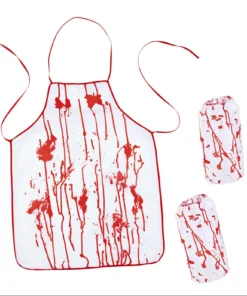 WIDMANN Bloederige Slager Schort En Mouwstukken