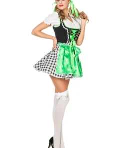 Wilbers Vrolijke Mini Bayern Hoed Met Edelweiss, Groen -Spookachtige Winkel 4976 2 12