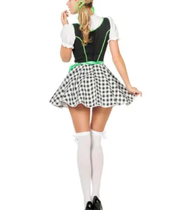 Wilbers Vrolijke Mini Bayern Hoed Met Edelweiss, Groen -Spookachtige Winkel 4976 3 5