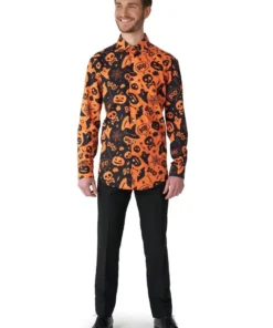 Opposuits Halloween Halfmask Kinmasker Schedel Metallic -Spookachtige Winkel cssm 1012 3 11