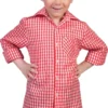 FUNNY FASHION Rood-Wit Geblokt Tiroler Hemd Cowboy Jongen 1 FUNNY FASHION Rood-Wit Geblokt Tiroler Hemd Cowboy Jongen -Spookachtige Winkel fun401067 a 9