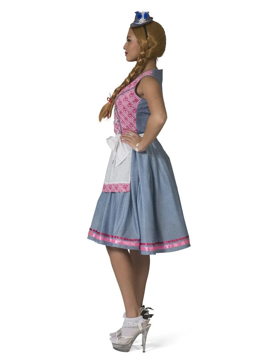 FUNNY FASHION Vrolijke Mini Bayern Hoed Met Edelweiss, Groen 4 FUNNY FASHION Vrolijke Mini Bayern Hoed Met Edelweiss, Groen - Afbeelding 2