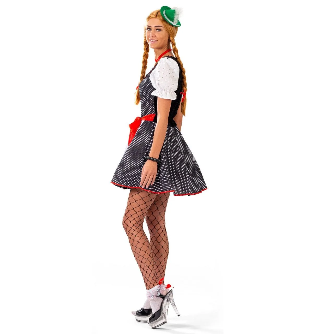 FUNNY FASHION Vrolijke Mini Bayern Hoed Met Edelweiss, Groen 5 FUNNY FASHION Vrolijke Mini Bayern Hoed Met Edelweiss, Groen - Afbeelding 3