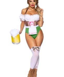 LEG AVENUE Vrolijke Mini Bayern Hoed Met Edelweiss, Groen 9 LEG AVENUE Vrolijke Mini Bayern Hoed Met Edelweiss, Groen -Spookachtige Winkel leg 2022 87112 101 3 5