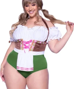 LEG AVENUE Vrolijke Mini Bayern Hoed Met Edelweiss, Groen -Spookachtige Winkel leg 2022 87112x 101 5 3