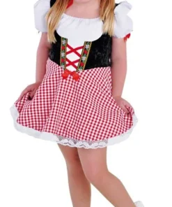 Magic By Freddy's Rode Zoet Alcoholvrij Biertje Dirndl Meisje Kostuum