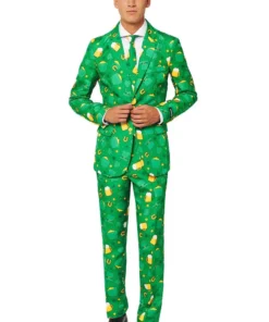 Suitmeister St. Patrick Day Symbolen Man Kostuum