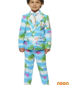 Opposuits Tropisch Flaminguy Jongen Kostuum -Spookachtige Winkel osbo 0013 5 10