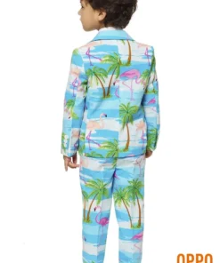 Opposuits Tropisch Flaminguy Jongen Kostuum -Spookachtige Winkel osbo 0013 6 10
