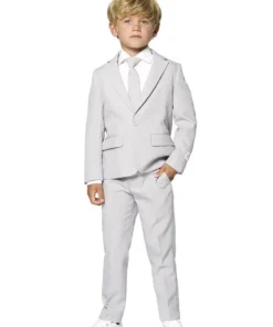 Opposuits Grijze Bruidsjonker Zonder Ringen Jongen Kostuum -Spookachtige Winkel osbo 0021 8 16