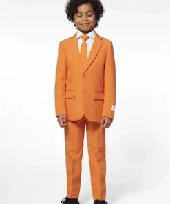 Opposuits Oranje Hoog In Het Vaandel Jongen Kostuum -Spookachtige Winkel osbo 1000 2 20