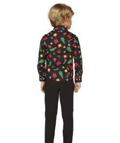 Opposuits X-Mas Fever Kerstmanmuts Glitter, Blauw -Spookachtige Winkel ossb 0004 5 10