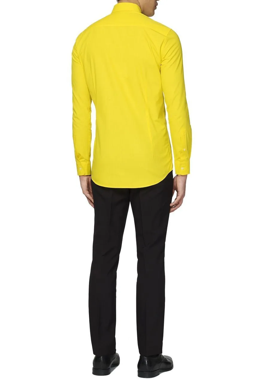 Opposuits Geel Yellow Fellow Overhemd Met Lange Mouwen Man 4 Opposuits Geel Yellow Fellow Overhemd Met Lange Mouwen Man - Afbeelding 2