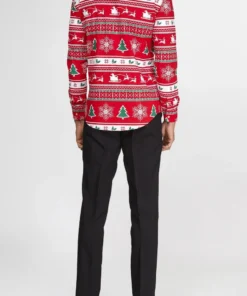 Opposuits Gingerbread Man Snoep Wandelstok, 82 Centimeter -Spookachtige Winkel ossm 0013 3 12