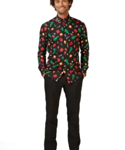 Opposuits Gingerbread Man Snoep Wandelstok, 82 Centimeter