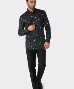 Opposuits Handschoenen Rood -Spookachtige Winkel ossm 0026 4 10