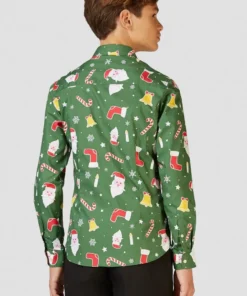 Opposuits X-Mas Fever Kerstmanmuts Glitter, Blauw -Spookachtige Winkel osst 0003 3 11