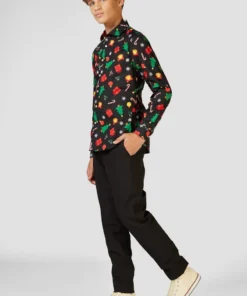 Opposuits X-Mas Fever Kerstmanmuts Glitter, Blauw 8 Opposuits X-Mas Fever Kerstmanmuts Glitter, Blauw -Spookachtige Winkel osst 0004 2 12