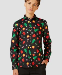 Opposuits X-Mas Fever Kerstmanmuts Glitter, Blauw 11 Opposuits X-Mas Fever Kerstmanmuts Glitter, Blauw -Spookachtige Winkel osst 0004 6 12