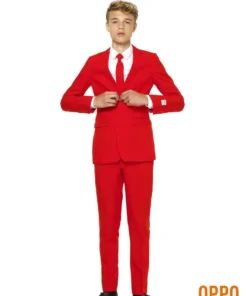 Opposuits Kardinaal Ring Met Rode Steen