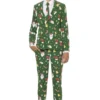 Opposuits X-Mas Fever Kerstmanmuts Glitter, Blauw -Spookachtige Winkel ostb 0006 2 28