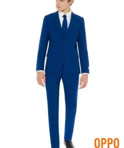 Opposuits Koninklijk Marine Blauw Navy Tiener Pak, 3delig Jongen
