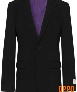Opposuits Helemaal Zwart Solid Black Tiener Jongen Kostuum -Spookachtige Winkel ostb 0008 6 10