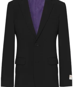 Opposuits Helemaal Zwart Solid Black Tiener Jongen Kostuum -Spookachtige Winkel ostb 0008 8 10