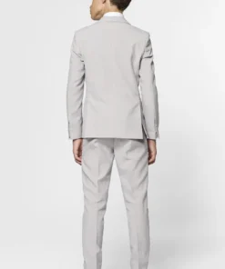 Opposuits Klassieke Bruidsjonker Grijs Jongen Kostuum -Spookachtige Winkel ostb 0021 3 16