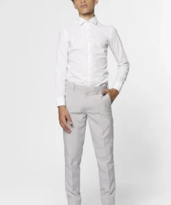 Opposuits Klassieke Bruidsjonker Grijs Jongen Kostuum -Spookachtige Winkel ostb 0021 4 16