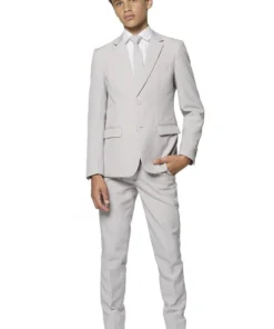 Opposuits Klassieke Bruidsjonker Grijs Jongen Kostuum -Spookachtige Winkel ostb 0021 8 16