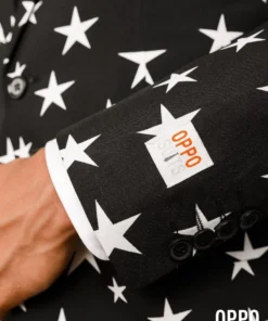 Opposuits Bril, Karakter (Zwart) -Spookachtige Winkel osui 0071 7 11