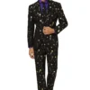 Opposuits Kousenband Zwart Met Hartje -Spookachtige Winkel osui 0091 01 14