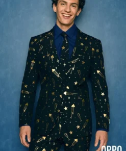 Opposuits Kousenband Zwart Met Hartje -Spookachtige Winkel osui 0091 1 14