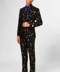 Opposuits Kousenband Zwart Met Hartje -Spookachtige Winkel osui 0091 2 14