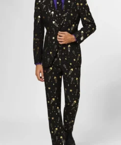 Opposuits Kousenband Zwart Met Hartje -Spookachtige Winkel osui 0091 5 14