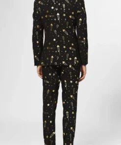 Opposuits Kousenband Zwart Met Hartje -Spookachtige Winkel osui 0091 6 14