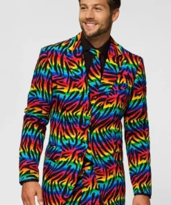 Opposuits Wild Rainbow Man Kostuum -Spookachtige Winkel osui 0113 3 16