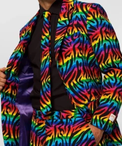 Opposuits Wild Rainbow Man Kostuum -Spookachtige Winkel osui 0113 5 16