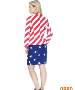 Opposuits Stars Stripes Hoge Hoed Uncle Sam -Spookachtige Winkel oswm 0013 4 17