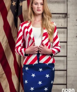 Opposuits Stars Stripes Hoge Hoed Uncle Sam -Spookachtige Winkel oswm 0013 5 17