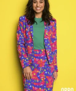 Opposuits Kousenband Zwart Met Hartje -Spookachtige Winkel oswm 0018 1 15