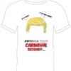 PartyXplosion T-Shirt Trump America First Carnaval Second -Spookachtige Winkel pxp 2017 09381 a 2