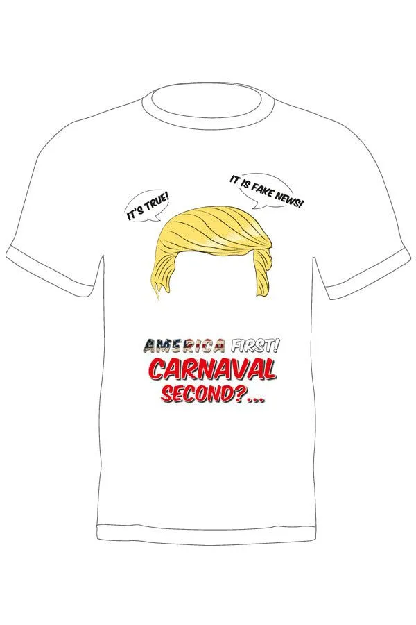 PartyXplosion T-Shirt Trump America First Carnaval Second 3 PartyXplosion T-Shirt Trump America First Carnaval Second