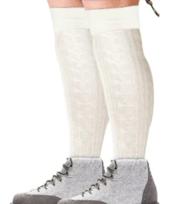 PartyXplosion Tiroler Sokken Lang Wit 39-42 -Spookachtige Winkel pxp 2020 11192 2 5