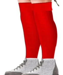 PartyXplosion Tiroler Sokken Lang Rood 39-42