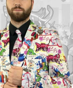 PartyXplosion Graffiti Artiest 3delig Man Kostuum 8 PartyXplosion Graffiti Artiest 3delig Man Kostuum -Spookachtige Winkel pxp 2021 08461 3 6