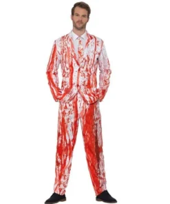 Smiffy's Doe Eens Wat Kalmer Aan Met De Ketchup Bloed Man Kostuum -Spookachtige Winkel smf2018 40384 2 25