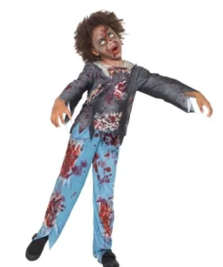 Smiffy's Complete Make-Up Set, Zombie -Spookachtige Winkel smf2018 49842 3 25